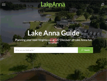 Tablet Screenshot of lakeannaguide.com